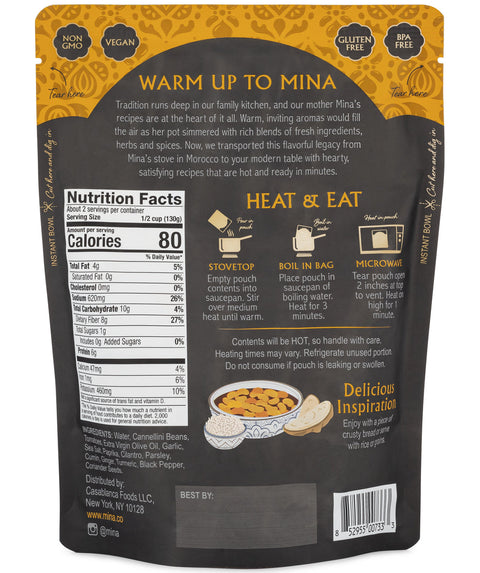 Mina Loubia Moroccan White Beans