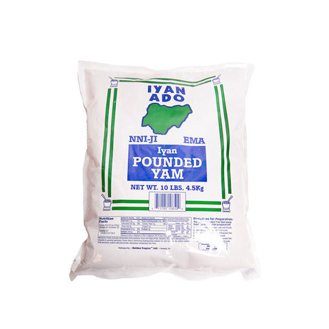 Iyan Ado Pounded Yam (10 lbs bag)
