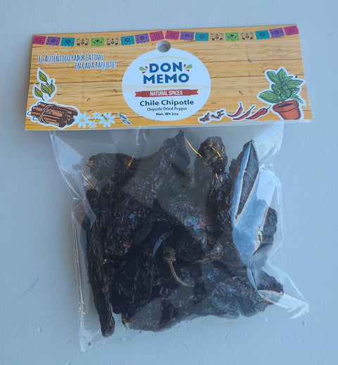 Don Memo Chile Chipotle (Chipotle Dried Pepper) 2 oz