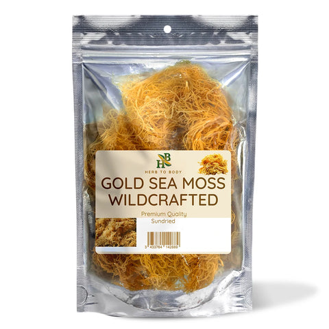 Herb to Body Gold Sea Moss Wildcrafted (4 oz)