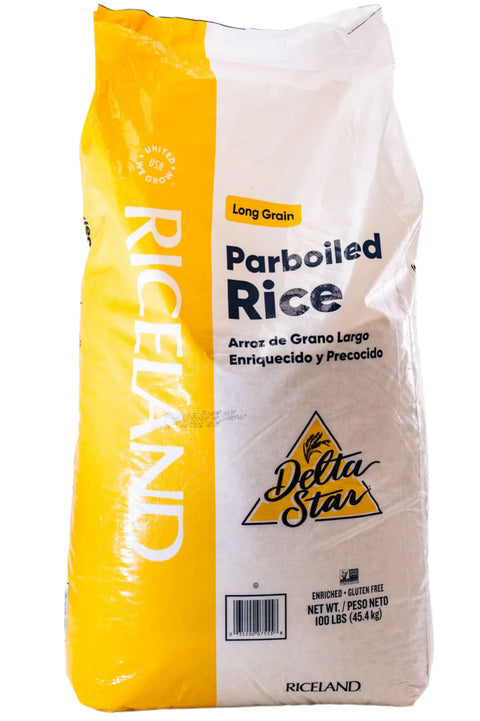 Delta Star Parboiled Rice - Bag (100 lbs)