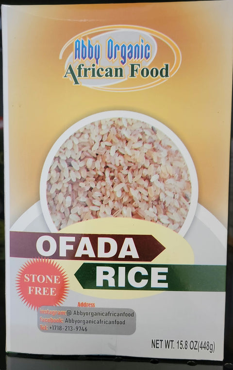Abby Organic Stone-Free Ofada Rice (15.8 oz)
