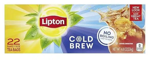 Lipton Cold Brew Iced Black Tea Bags (22 ct)