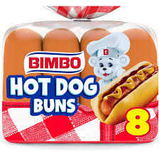 Bimbo Hot Dogs Buns (8 count)