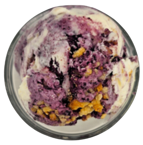Blueberry Shortcake Ice Cream (12 oz)