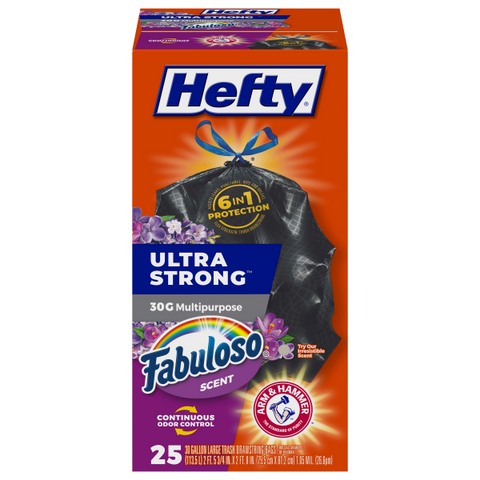 Hefty Ultra Strong Fabuloso Scent Trash Bags (25 ct)