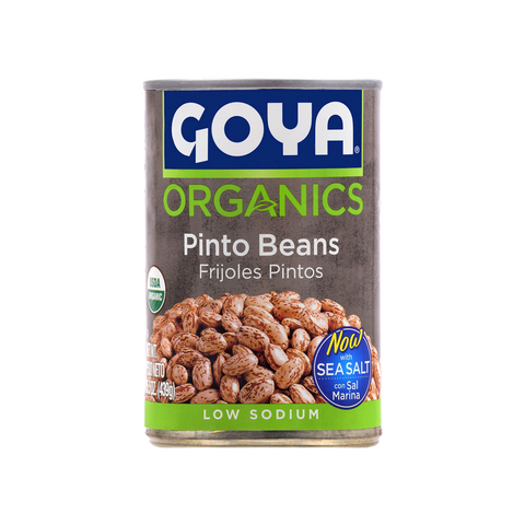 Goya Organics Pinto Beans/Frijoles Pinto (15.5 oz can)