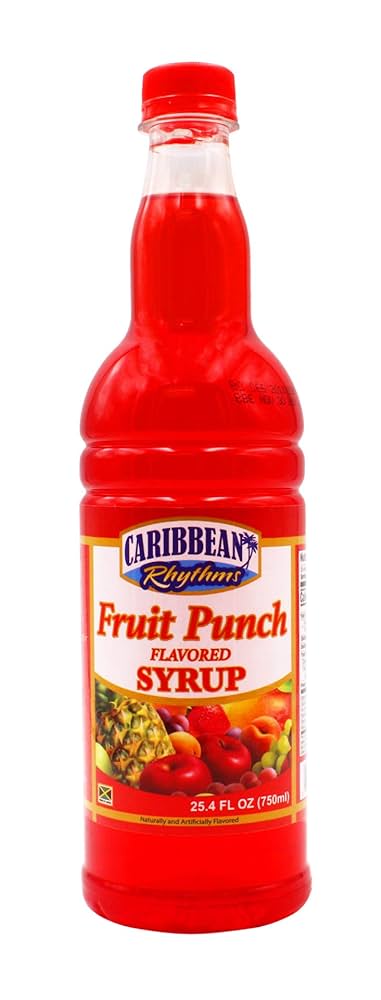 Caribbean Rythms Fruit Punch Flavored Syrup