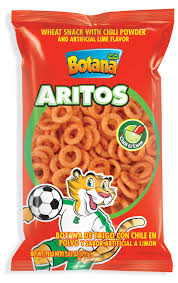 Botana Co Aritos Chili & Lime Wheat Snack