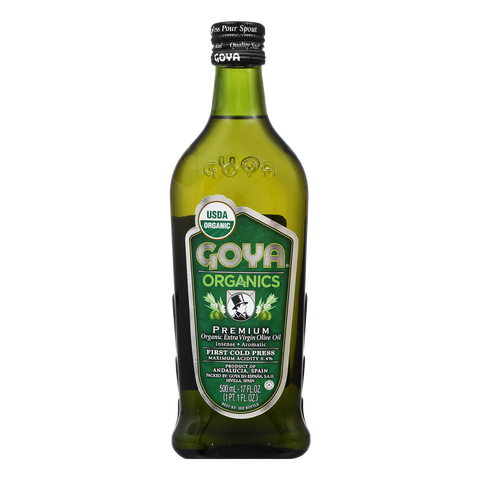 Goya Organic Extra Virgin Olive Oil (17 fl oz bottle)