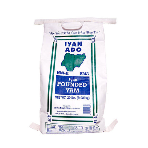 Iyan Ado Pounded Yam (20 lbs bag)
