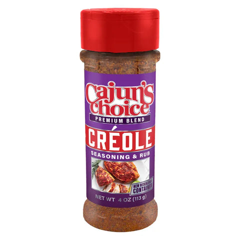 Cajun's Choice Créole Seasoning & Rub (3.8 oz)