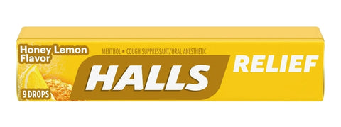 Halls Honey Lemon Cough Drops