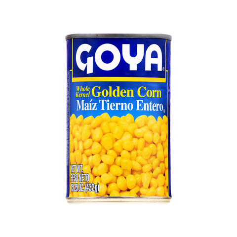 Goya Whole Kernel Golden Corn/Maiz Tierno Entero (15.25 oz can)