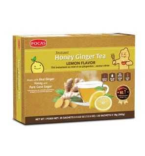 Pocas instant honey ginger tea lemon flavor