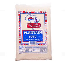 Golden Tropics Plantain Fufu Flour (10 lbs bag)