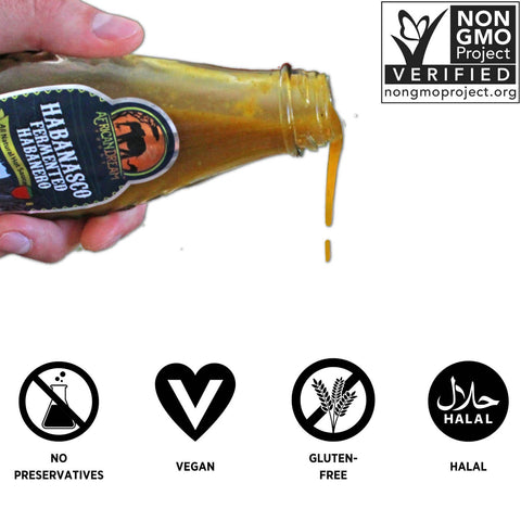 African Dream Habanasco Fermented Habanero Hot Sauce