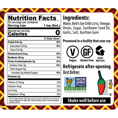 African Dream Bird's Eye Chili Sauce (5 fl oz)