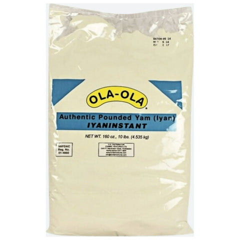 Ola-Ola Iyan Instant Authentic Pounded Yam (10 lbs)