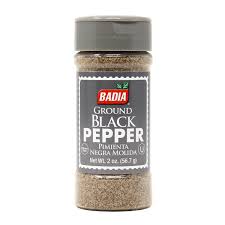 Badia Ground Black Pepper (Pimienta Negra Molida) 2 oz