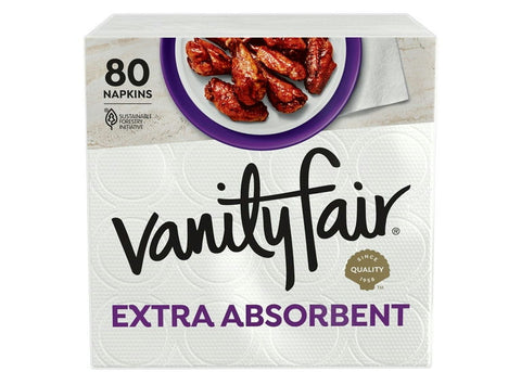 VanityFair Extra Absorbent - 80 Napkins