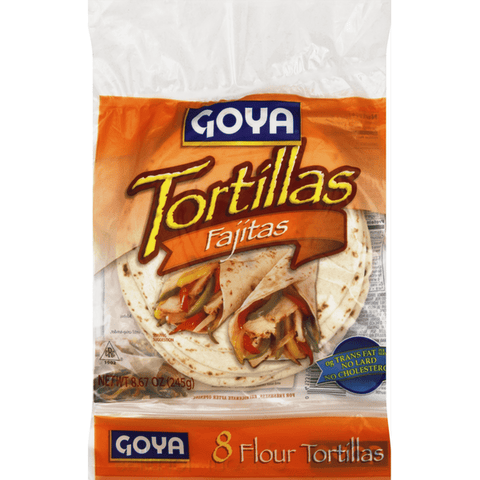 Goya Flour Fajita Tortillas (8ct/8.65 oz)