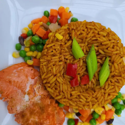 Flourish Spices Jollof Rice Mix - Rice and Seasoning (11.4 oz)