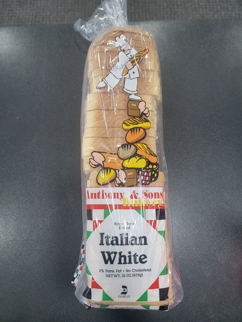 Anthony & Sons Sliced Italian White Bread (31 oz)