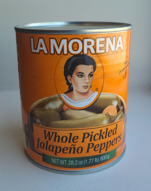 La Morena Whole Pickled Jalapeño Peppers (28.2 oz)