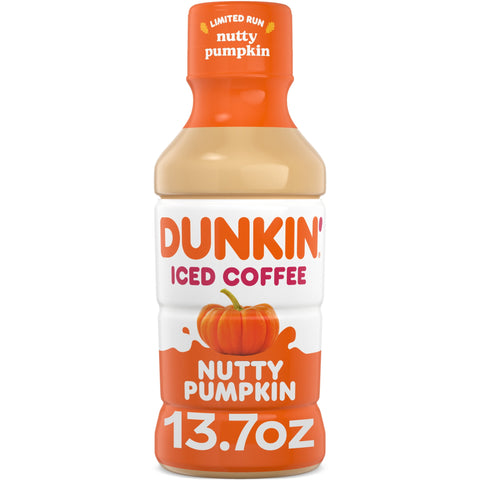 Dunkin' Nutty Pumpkin Iced Coffee (13.7 oz)