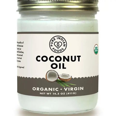 Pure Indian Foods Organic Coconut Oil (14.5 oz bottle)