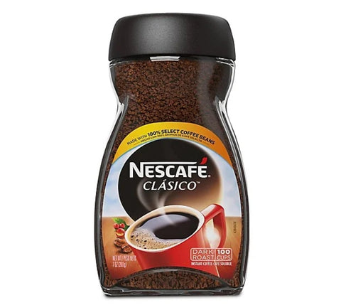 Nescafé Clásico Dark Roast Instant Coffee (7 oz)