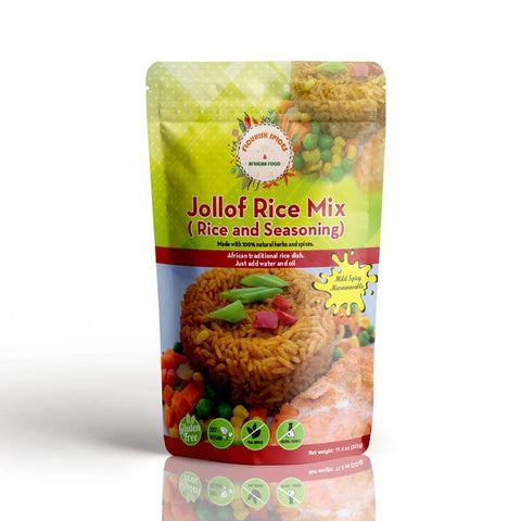 Jollof Rice Mix (Rice and Seasoning) (11.4 Oz)