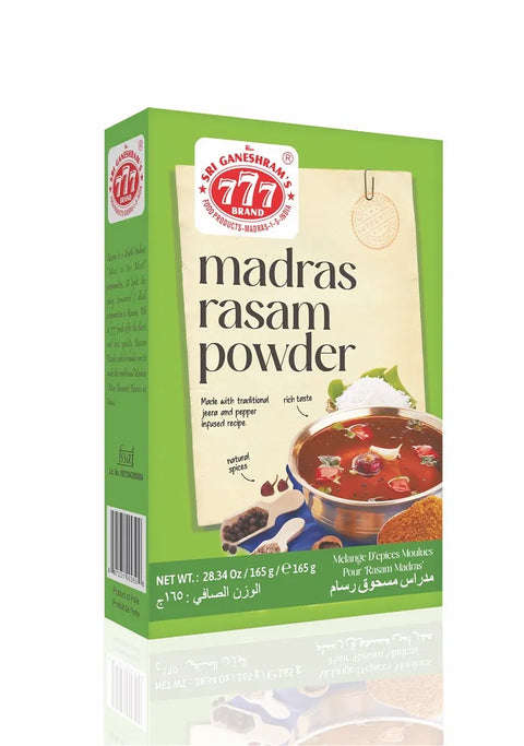 Sri Ganeshram's 777 Brand Madras Rasam Powder (165g)
