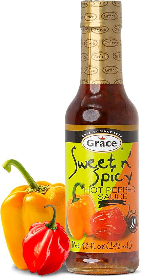 Grace Sweet n' Spicy Hot Pepper Sauce (4.8 fl oz)