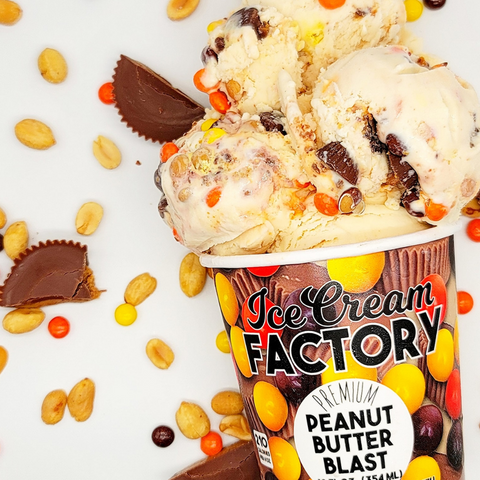 Peanut Butter Blast Ice Cream (12 oz)