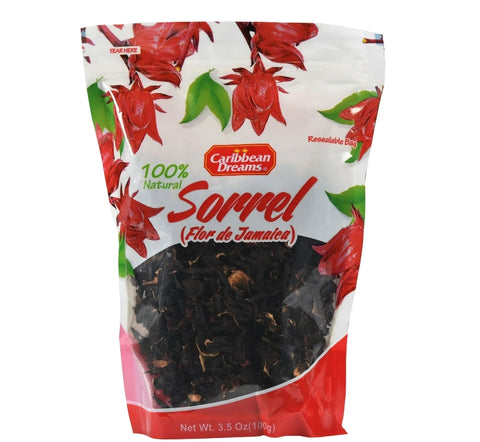 Caribbean Dreams 100% Natural Sorrel (Flor de Jamaica) 3.5 oz