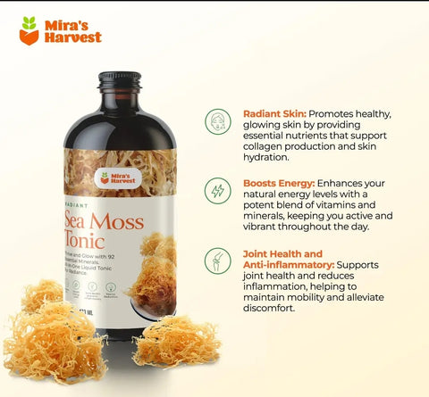 Mira's Harvest Sea Moss Tonic (16 oz)