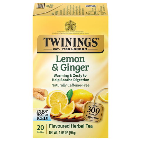 Twinings Lemon & Ginger Tea (20pk)