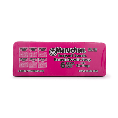 Maruchan Instant Lunch Ramen Noodle Soup with Shrimp (6 pack cup)