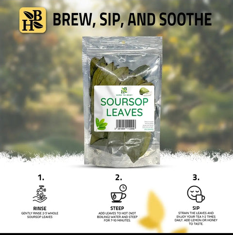 Herb to Body Soursop Leaves (1.76 oz)