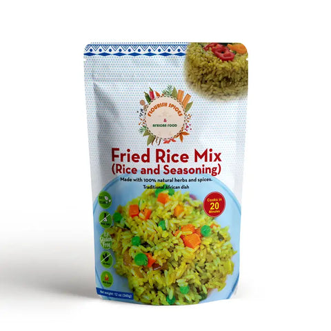 Flourish Spices Fried Rice Mix - Rice and Seasoning (12 oz)