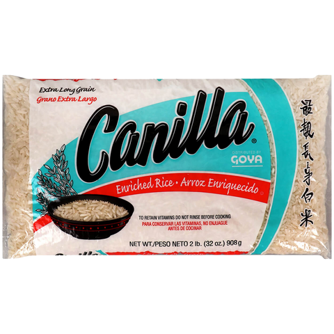 Goya CANILLA® Extra Long Grain Enriched Rice/Arroz Enriquecido (2 lbs bag)