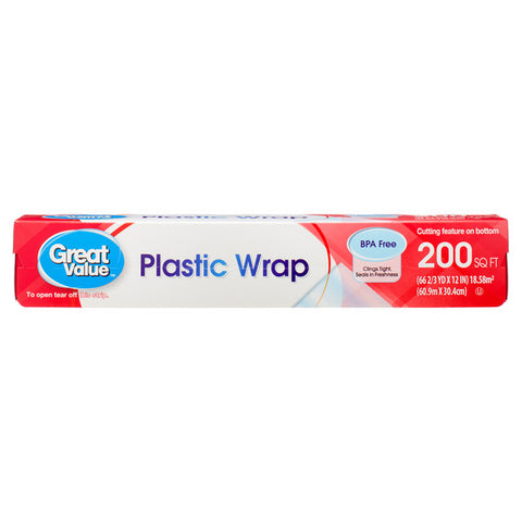 Great Value Plastic Wrap (200 Sq ft)
