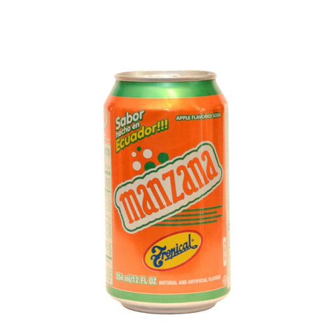 Tropical Manzana Soda Can