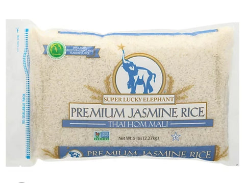 Super Lucky Elephant  Premium Jasmine Rice (5 lbs)