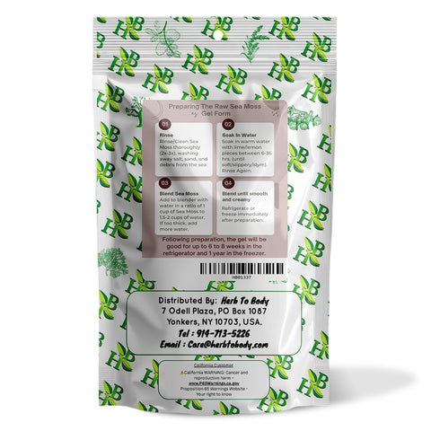 Herb to Body Sea Moss Wildcrafted (4 oz)