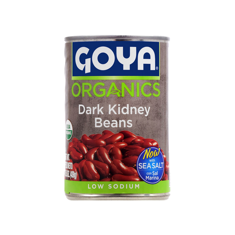 Goya Organics Dark Kidney Beans (15.5 oz can)