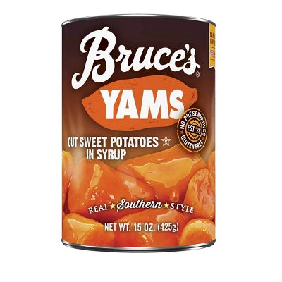 Bruce's Yams (Cut Sweet Potatoes in Syrup) - 15 oz